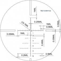 Vector Optcs Paragon 3-15x50SFP GenII Riflescope