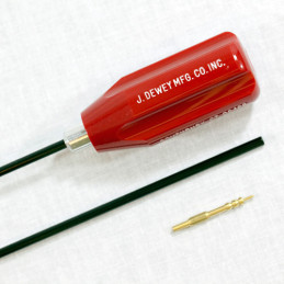 Dewey .17 cal Nylon-Coated Cleaning Rod – 66cm/26 Inches. Model 17C-26