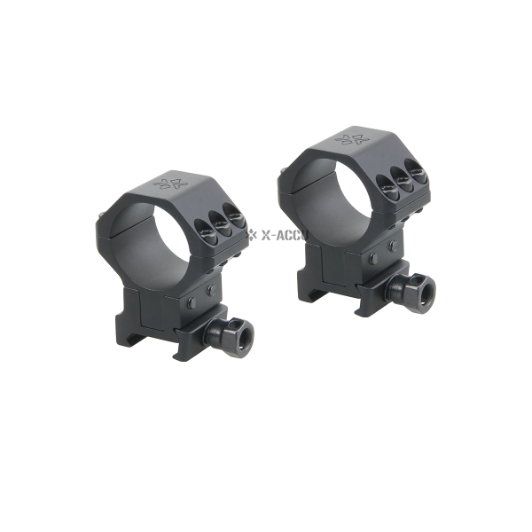 Vector Optics X-ACCU 30mm Adjustable Elevation Picatinny Rings