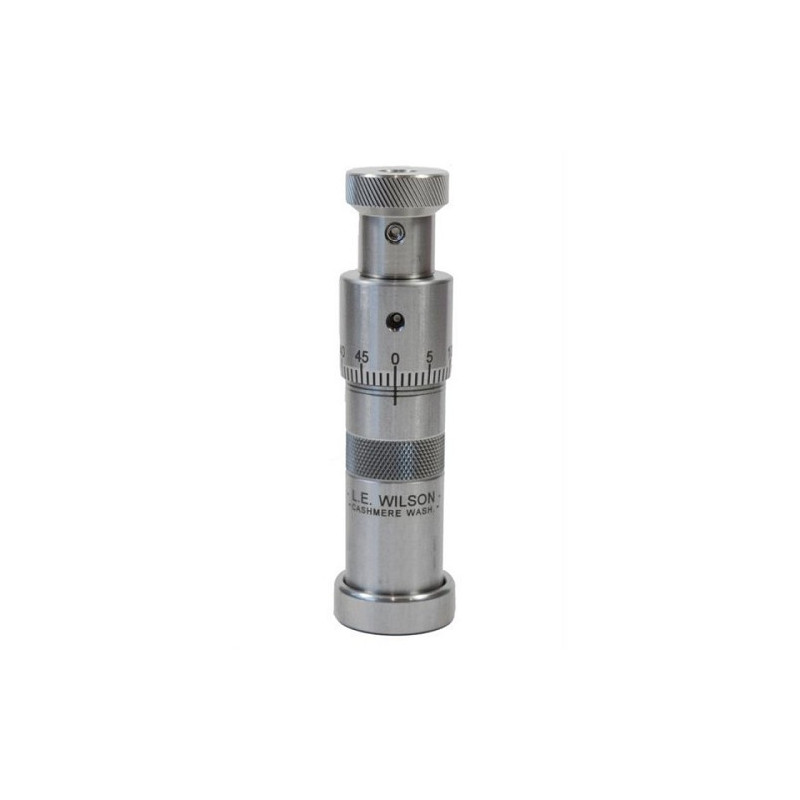 L.E. Wilson Stainless Steel Bullet Seater with Micrometer Adjustment 6.5x47 Lapua