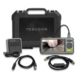 Teslong NTG500 114 cm / 45-Inch Flexible Rifle Borescope with 5-inch IPS Screen + 5 different size mirrors