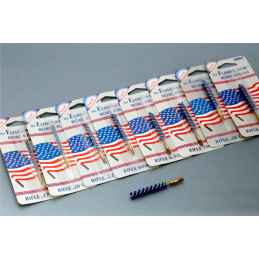 IOSSO Eliminator Blue Nyflex Gun Bore Cleaning Brushes .20 cal