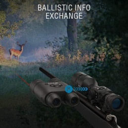 ATN Binox-4T 384-1.25-5x, 384x288, 19mm, Thermal Binocular with Laser range finder, Full HD Video rec, WiFi, Smooth zoom