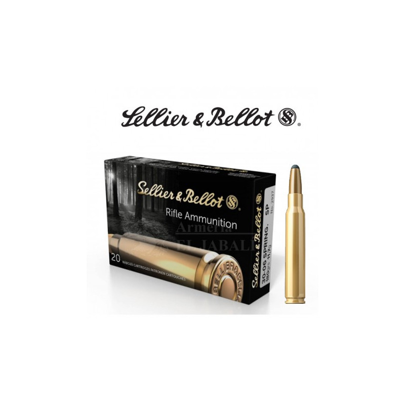 Sellier&Bellot 30-06 Spring. PTS 180 Grs Ammunition