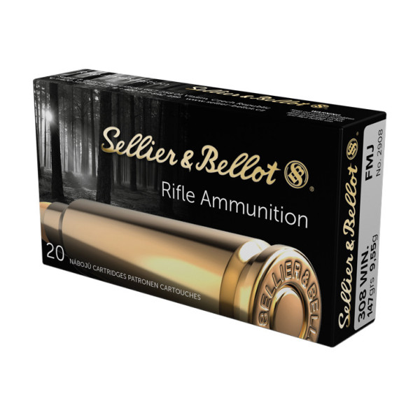 Sellier & Bellot 308 WIN. FMJ 147gr/9,5g Ammunition