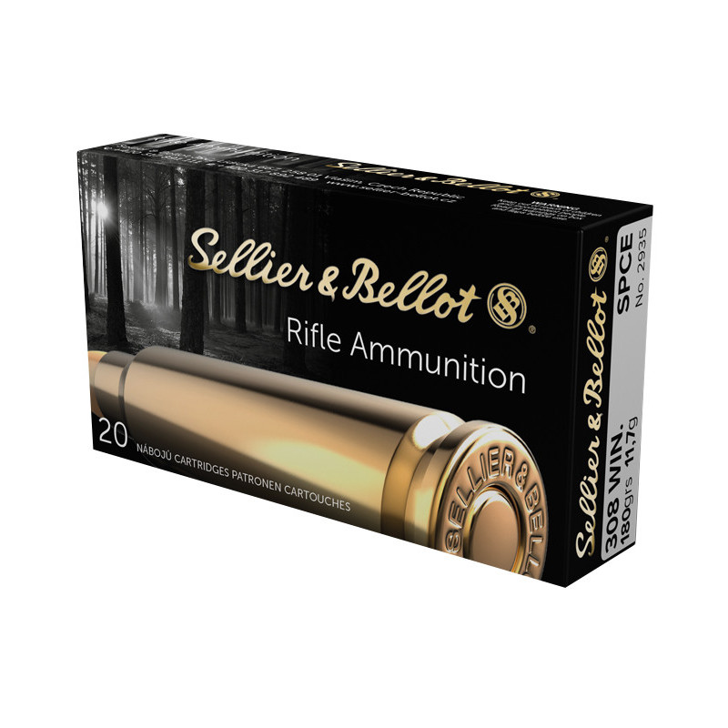 Sellier & Bellot 308 WIN. SPCE 180gr/11.7g Ammunition