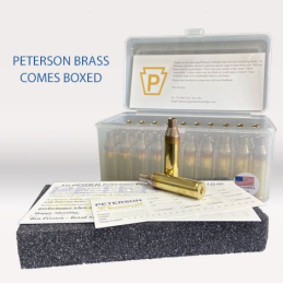 Peterson Cartridge 6.5x47 Lapua Casing Box of 50