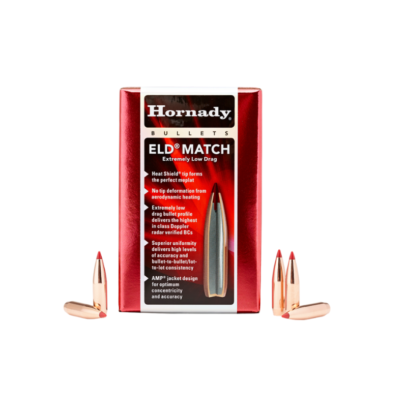 HORNADY ELD® Match Bullets - 6.5mm, 9.1g/140gr (100pcs)