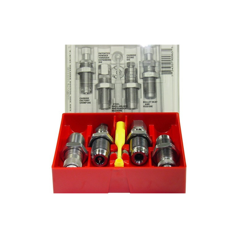 Lee Precision 4-Die Deluxe Pistole Hartmetall sterben Set - 9mm Luger