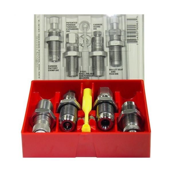 Lee Precision 4-Die Deluxe Pistole Hartmetall sterben Set - 9mm Luger