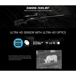 Тепловізійний приціл Sytong GM06-50LRF: 640x512, з підтримкою Wi-Fi
