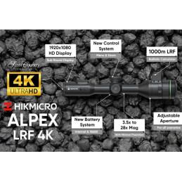 Огляд цифрового прицілу Hikmicro Alpex 4K LRF A50EL (з далекоміром)