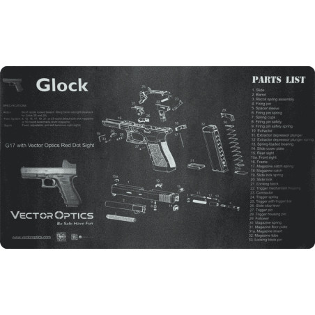 Vector Optics Glock Waffe Reinigung Bench Mat - Ultimate Care