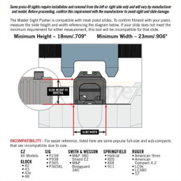 Real Avid Master Sight Pusher | Lieljaudas universālais pistoleta tālskata instruments