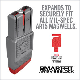 Real Avid Smart-Fit® AR15 Vise Block | Expanding Lower Receiver Block