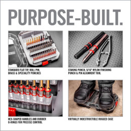 Real Avid Accu-Punch® Master Set | Профессиональные оружейные дыроколы из 37 предметов
