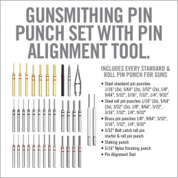 Real Avid Accu-Punch® Master Set | Профессиональные оружейные дыроколы из 37 предметов