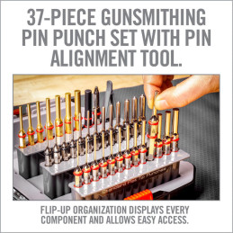 Справжній майстер-набір Accu-Punch® Master Set | 37 професійних пуансонів для збройової справи