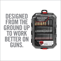Real Avid Accu-Punch® Master Set | 37-teilig Professionelle Büchsenmacherstempel