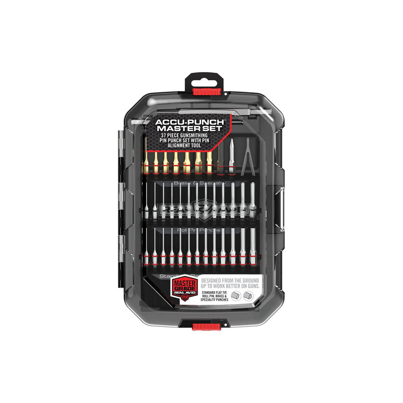 Real Avid Accu-Punch® Master Set | Профессиональные оружейные дыроколы из 37 предметов