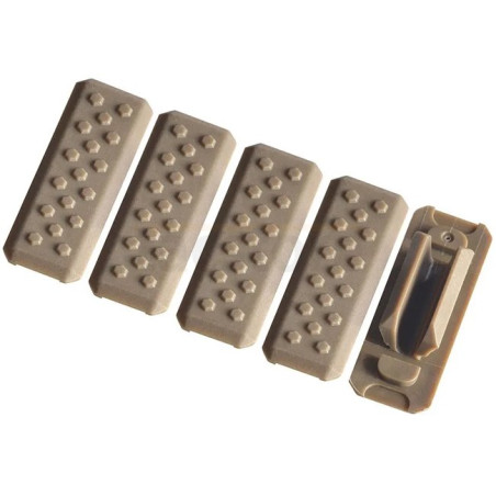 Strike Industries M-LOK Cover V1 | 5-ти компонентні однощілинні рейкові панелі