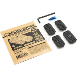 Strike Industries M-LOK Cable Management Covers Short 4pcs