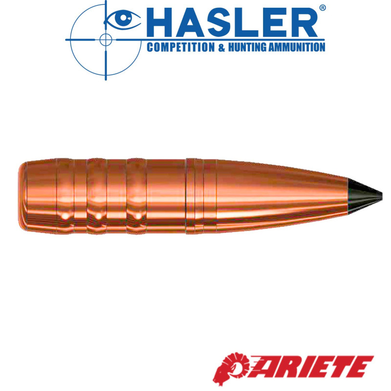 Hasler Ariete 6,5 mm (.264) 108 g Geschosse | Bleifrei Kupfer