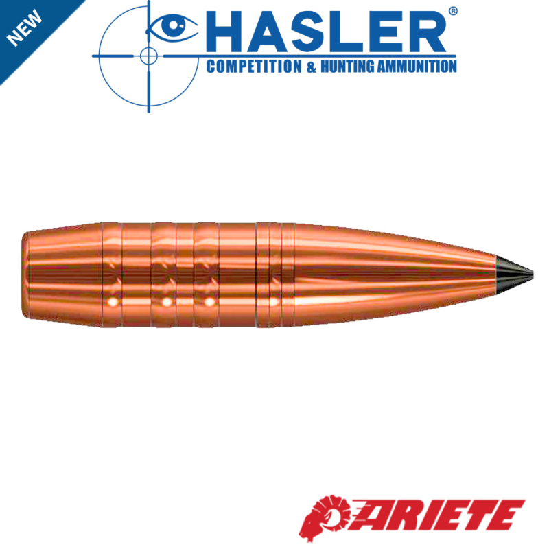 Hasler Ariete Bullets cal. .338, 250 gr