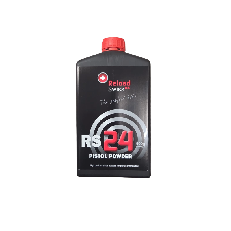 Reload Swiss RS24 pistoles pulveris 500 g | IPSC 9 mm Major