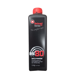 Reload Swiss RS80 šautenes pulveri 1 kg | Magnum & .338 Lapua