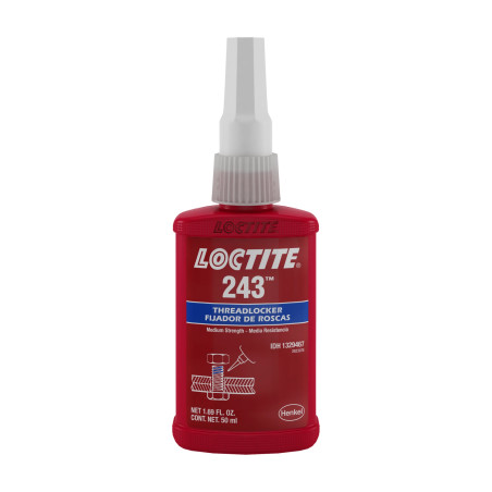 Loctite 243 — синька для фіксації різьби середньої міцності
